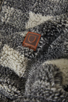 Men's Arctic Fleece Mock Neck Jacket in the color Black/Charcoal - Additional Laydown image