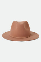 Unisex Wesley Fedora in the color Italian Clay - Additional Laydown image