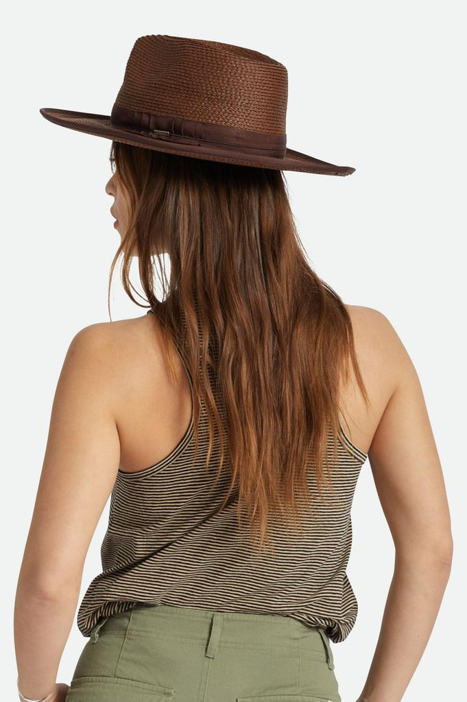 Brixton Reno Straw Hat - Brown