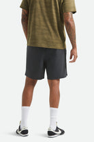 Men's Journey Active Short in the color Black - Men's Back View