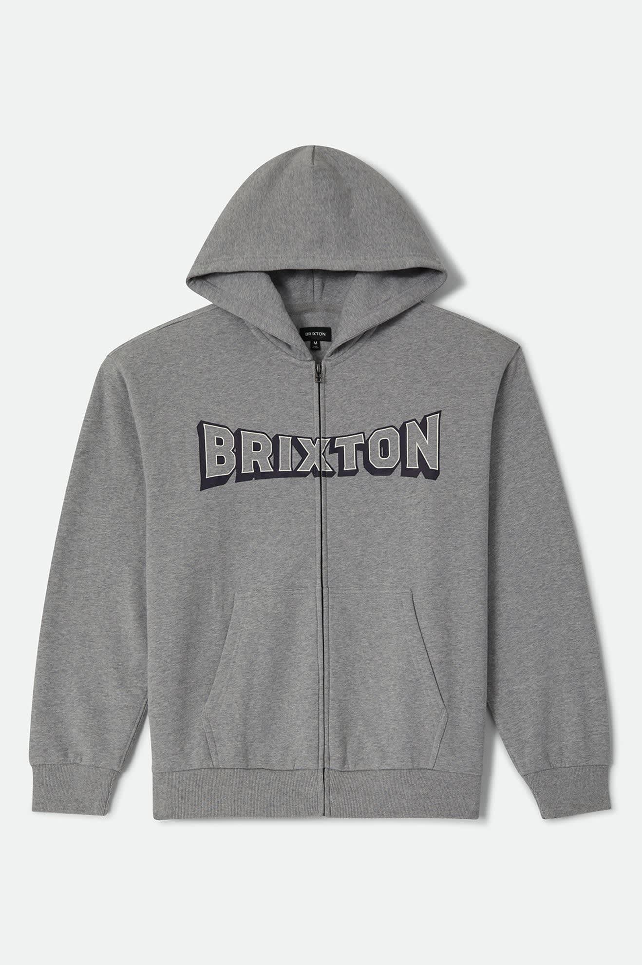 Men's Motorized Full Zip in the color Heather Grey - Front Product Laydown Image