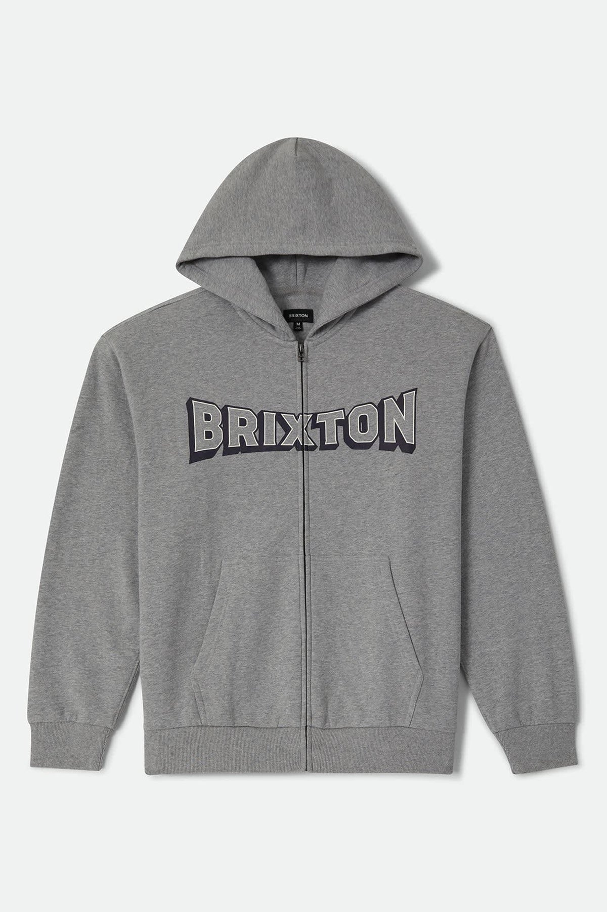 Men's Motorized Full Zip in the color Heather Grey - Front Product Laydown Image