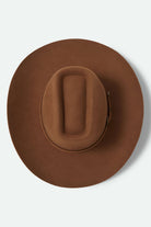 Unisex Prescott Brick Top Cowboy Hat in the color Toffee - Additional Laydown image