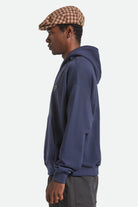 Unisex Hooligan Flat Cap in the color Sand/Brown - Men's Side View