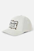 Unisex Anchor Alpha Snapback in the color Off White - Front Product Laydown Image