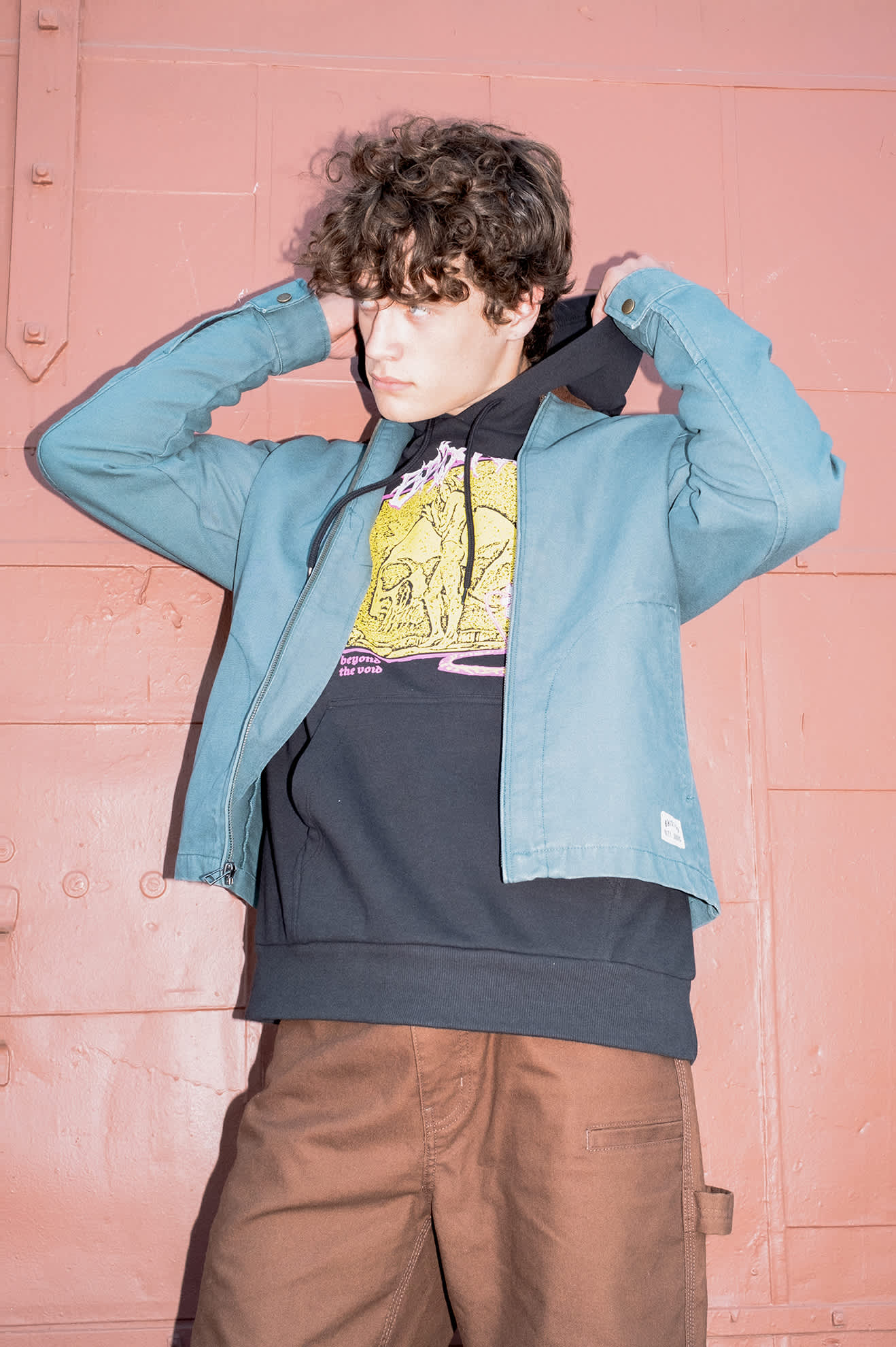 Men's Mechanic Garage Jacket in the color Night Sage - Men's Lifestyle image