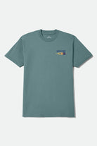 Men's Express Standard T-Shirt in the color Ocean Breeze - Front Product Laydown Image