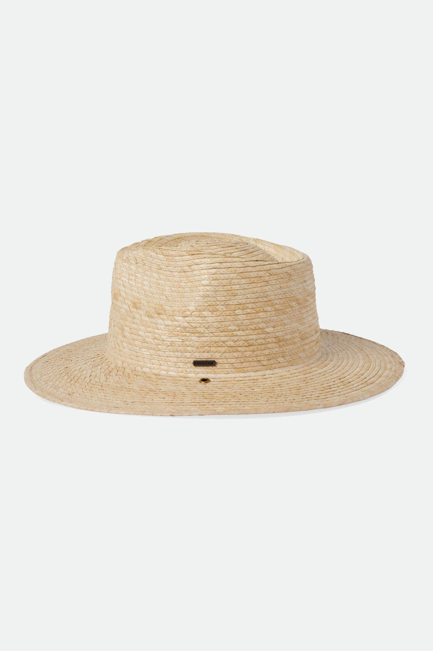 Brixton Unisex Marcos Fedora - Natural/Natural | Extra Shot