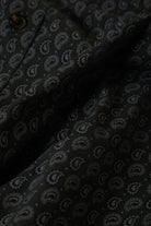 Men's Charter Print S/S Shirt in the color Washed Black/Paisley - Additional Laydown image