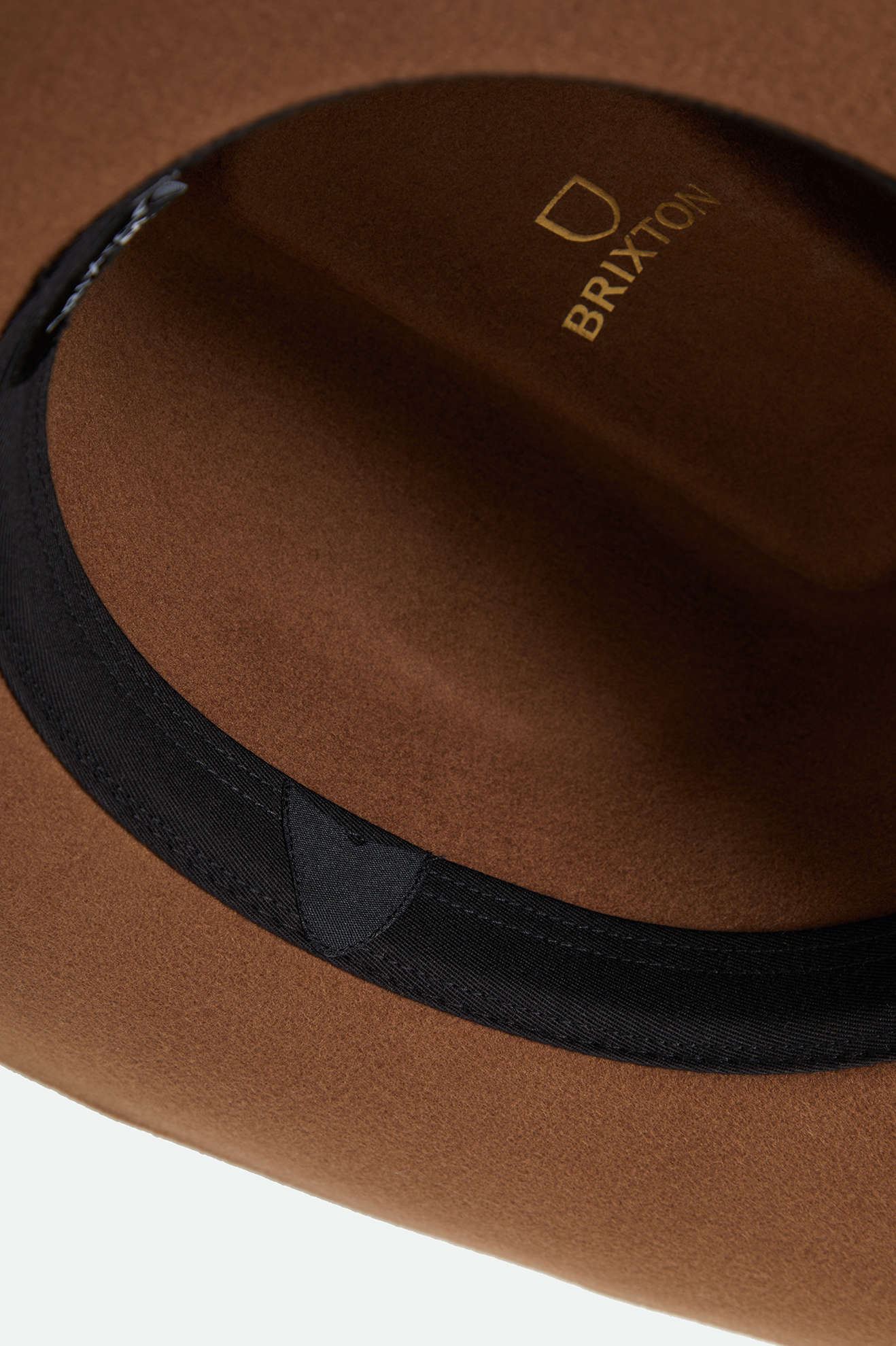 Unisex Prescott Brick Top Cowboy Hat in the color Toffee - Additional Laydown image