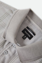 Men's Trolly Jacquard Weekend Short Sleeve Polo in the color Blue Aura - Additional Laydown image