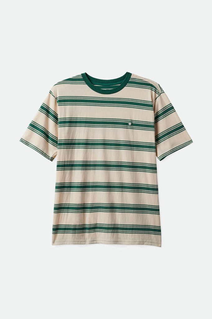 Brixton Hilt Shield S/S Tee - Whitecap/Spruce