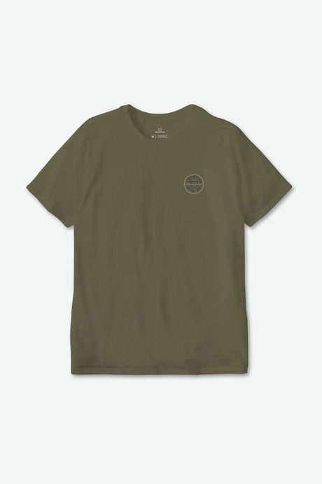 Crest II S/S Standard Tee - Olive Surplus/Washed Navy/Sand