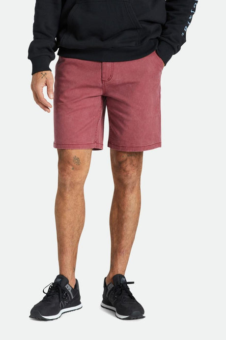 Choice Chino Short 9" - Island Berry Vintage Wash