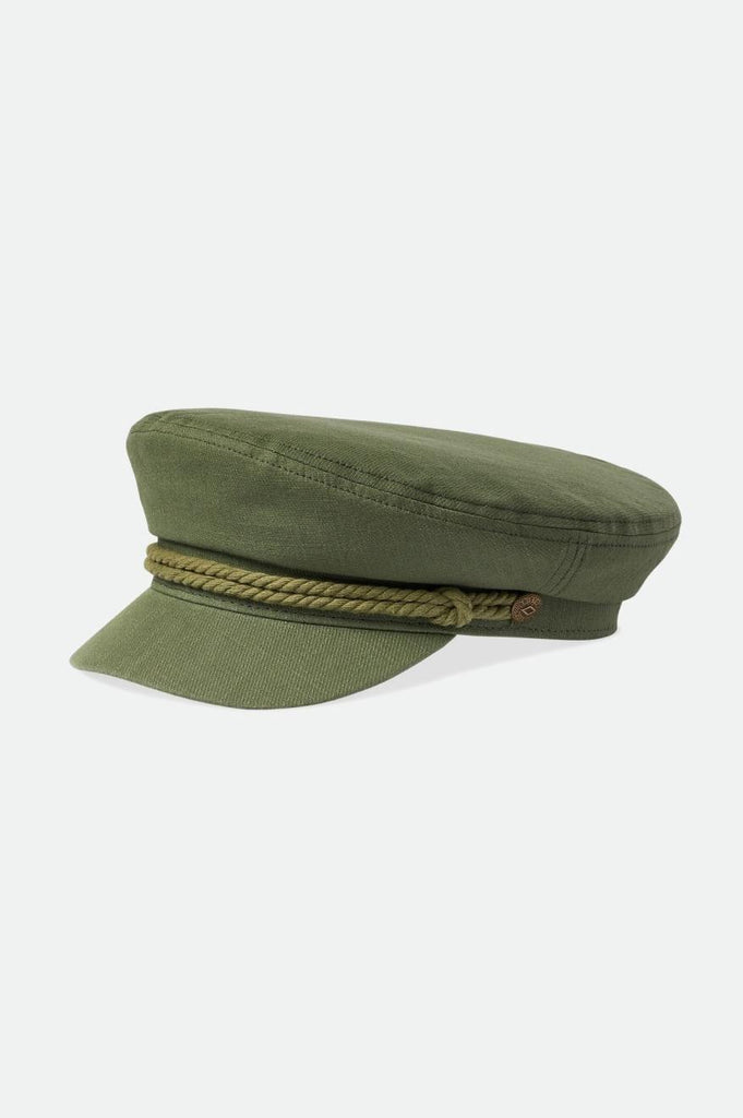 Brixton Fiddler Fisherman Cap - Olive Surplus