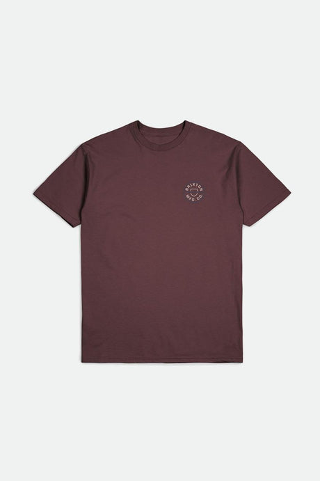 Crest II S/S Standard Tee - Mahogany/Beige/Joe Blue