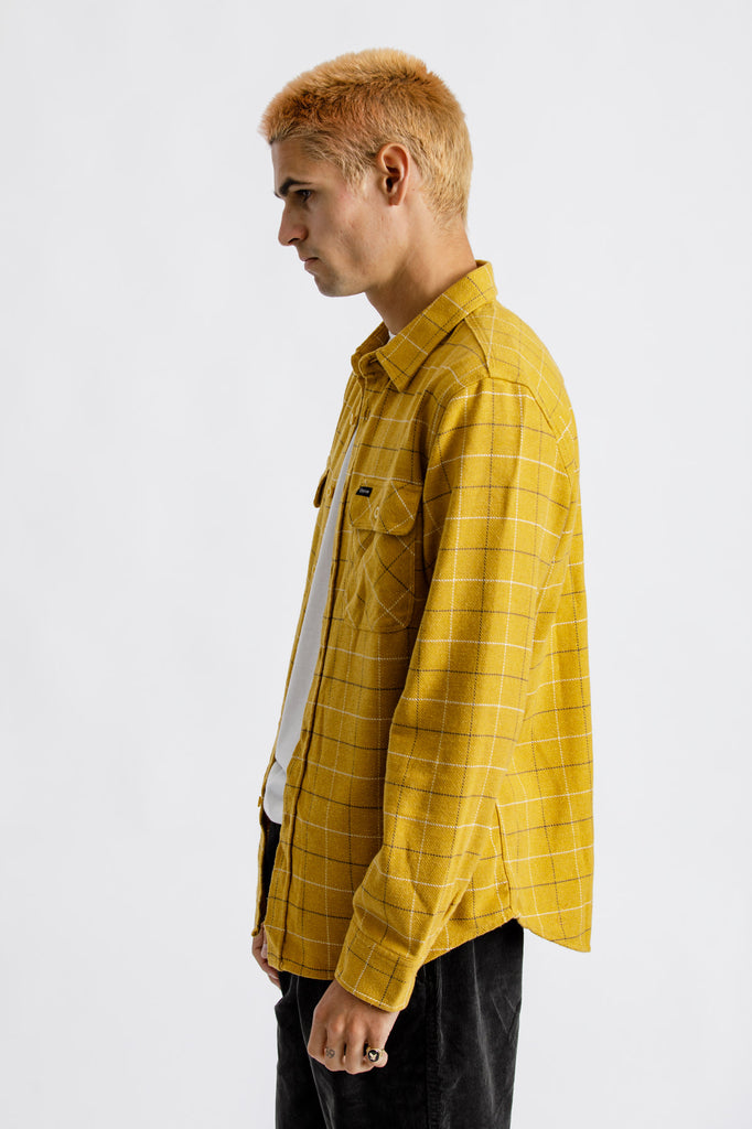 Brixton Bowery L/S Flannel - Honey