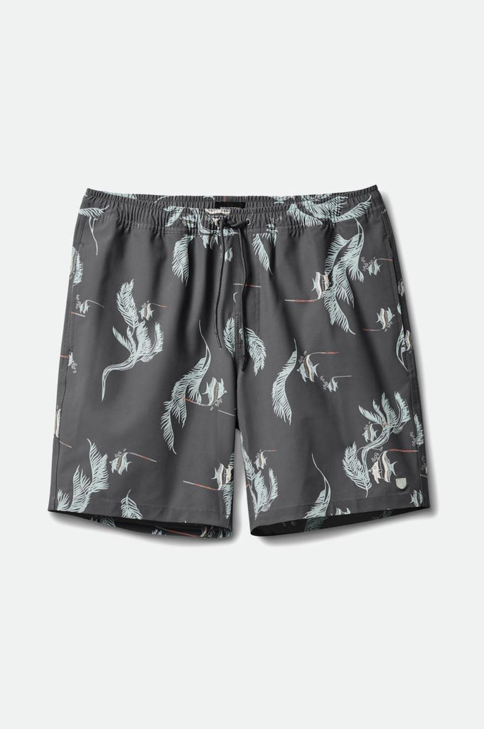 Brixton Voyage Short 7” - Charcoal/Seafoam