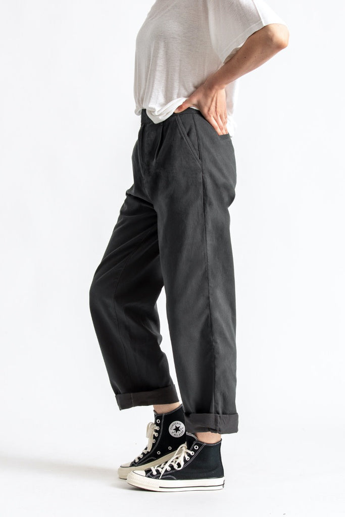 Brixton Victory Trouser Pant - Washed Black