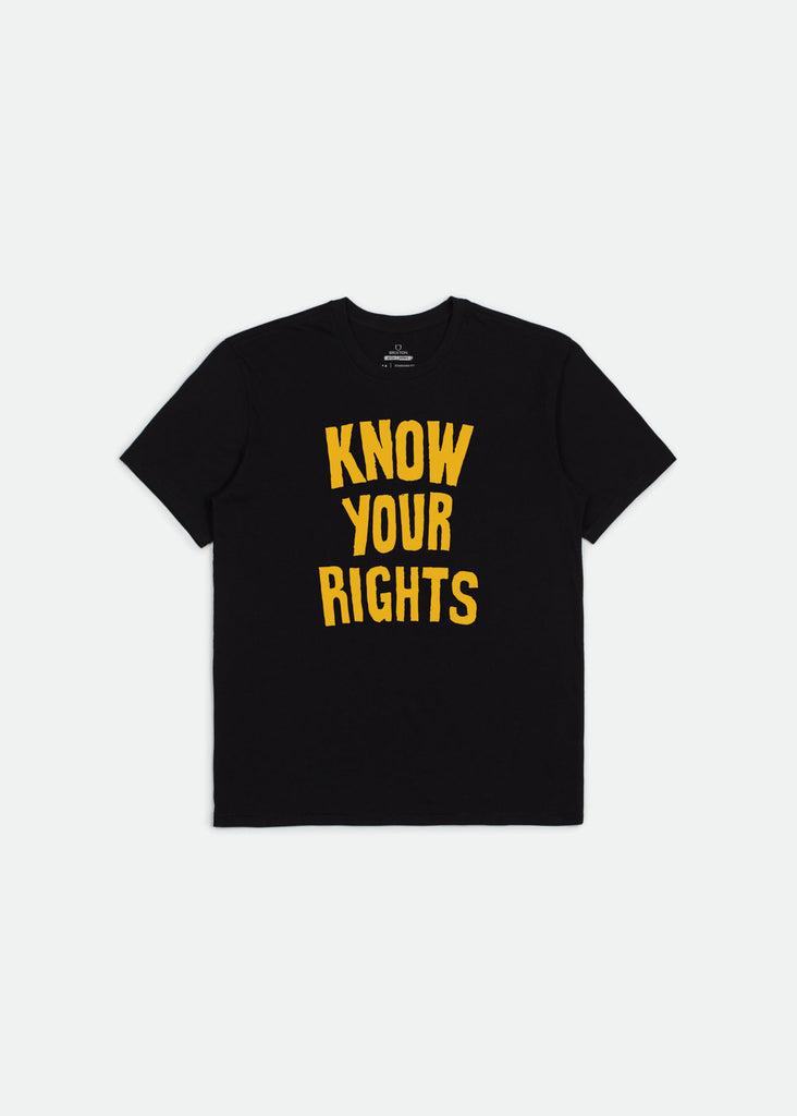 Brixton Strummer Know Your Rights II S/S Standard Tee - Black