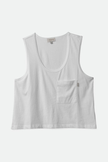 Carefree Pocket Tank - White