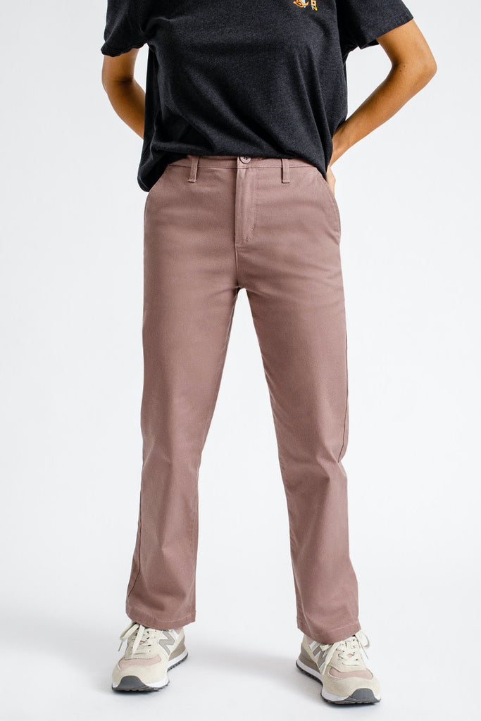 Brixton Victory Pant - Mauve