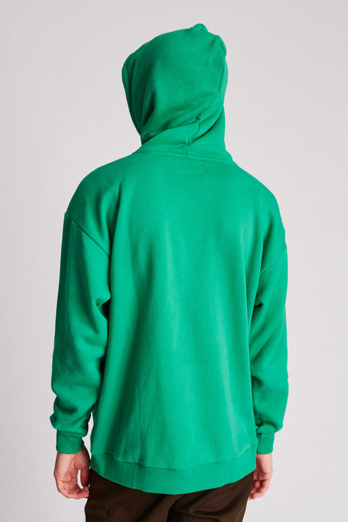 Brixton Mantle Hood Fleece - Washed Kelly