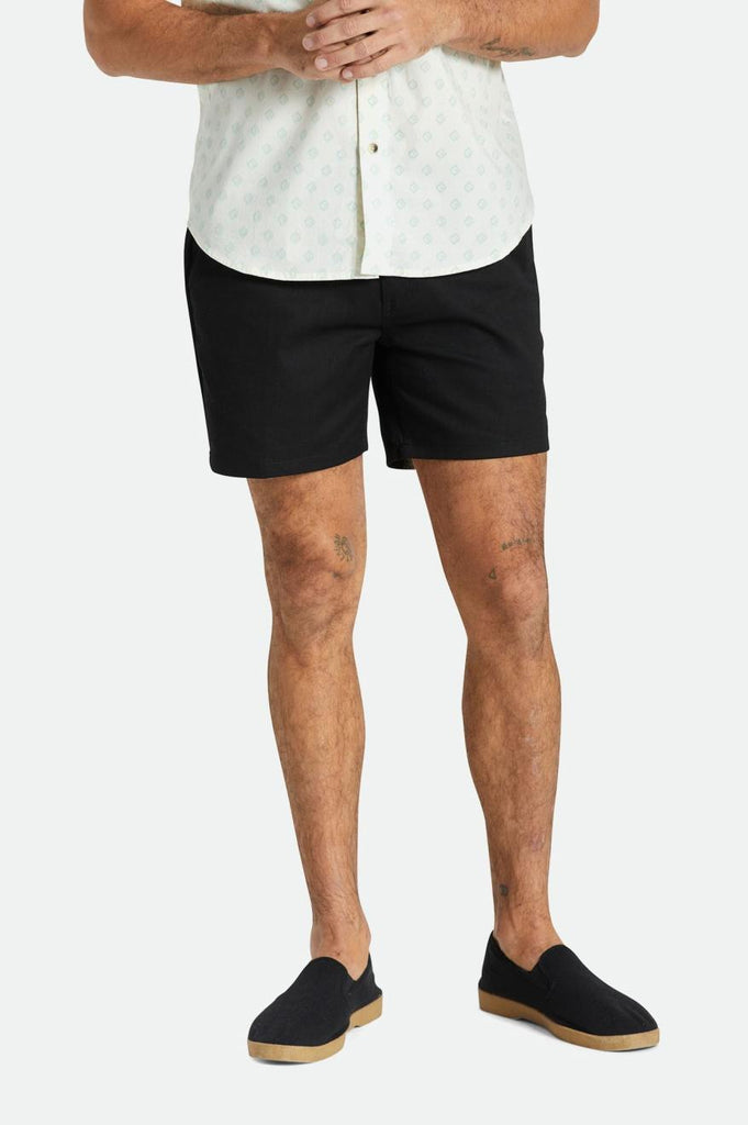 Men's Fit, Front View | Choice Chino Short 5" - Black