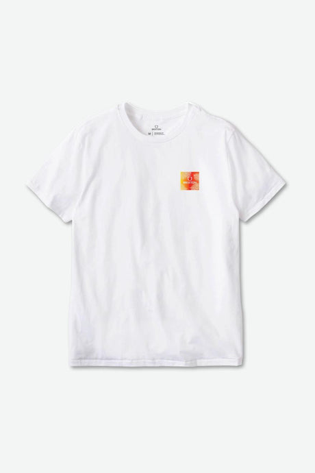 Alpha Square S/S Standard Tee - White/Palm Gradient