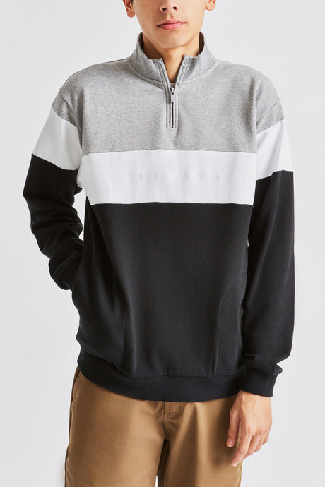 Cantor 1/2 Zip - Heather Grey/Black