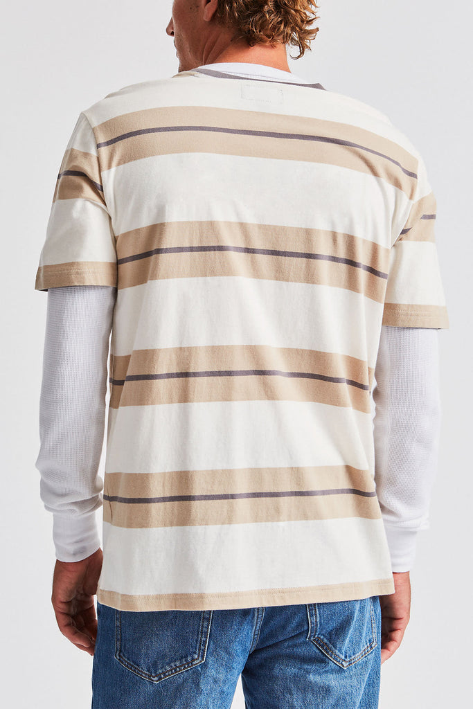 Brixton Hilt Standard Fit S/S Knit - Off White