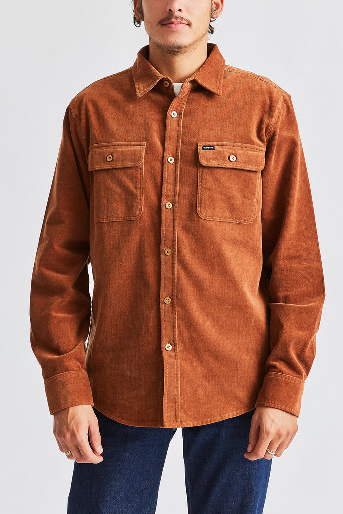 Brixton Bowery L/S Flannel - Hide