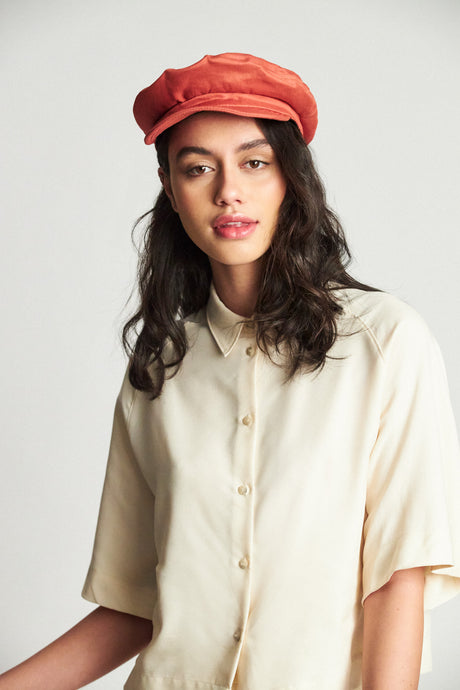 Fiddler Unstructured Women Cap - Red Clay