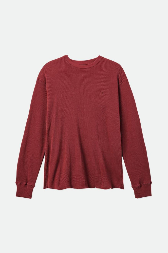 Brixton Reserve Thermal L/S Tee - Mahogany