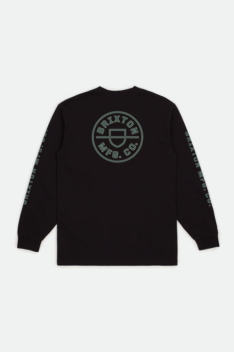 Crest L/S Standard Tee - Black