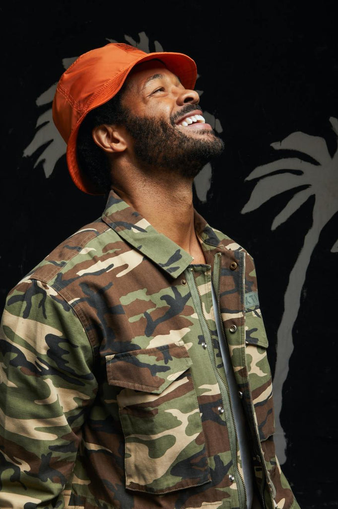 Brixton Vintage Nylon Packable Bucket Hat - Paradise Orange