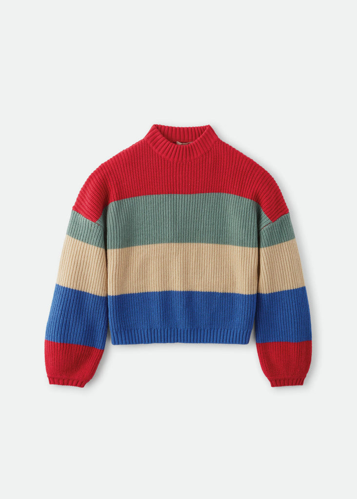 Brixton Madero Sweater - Rose Red