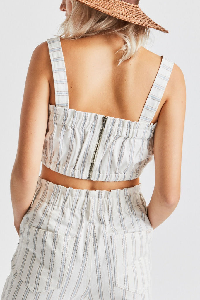 Brixton San Jose Bandeau Top - Off White