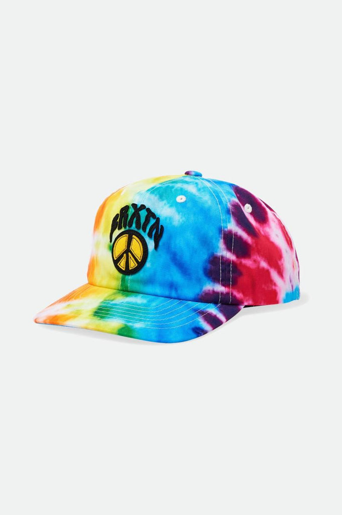 Brixton Peace Out MP Snapback - Acid Tie Dye