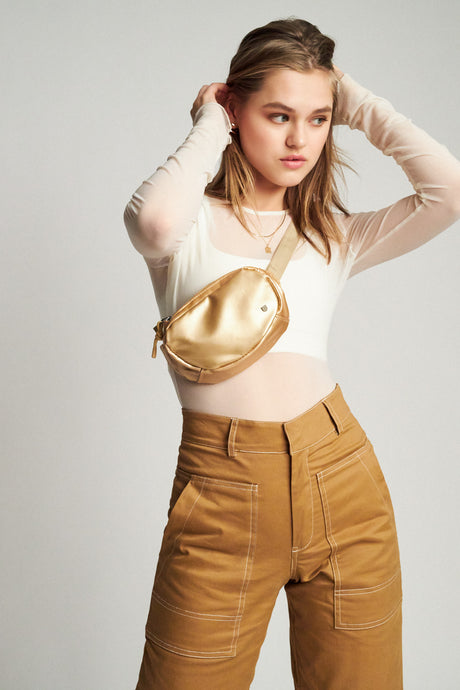 Delilah Hip Pack - Gold