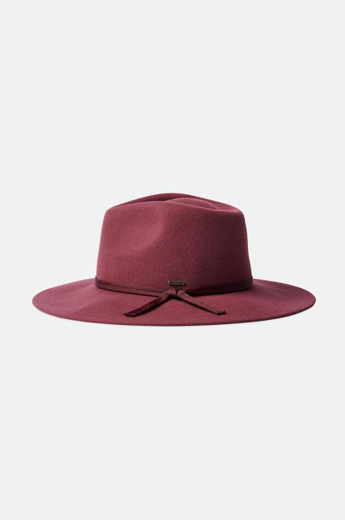 Brixton Joanna Felt Packable Hat - Mahogany