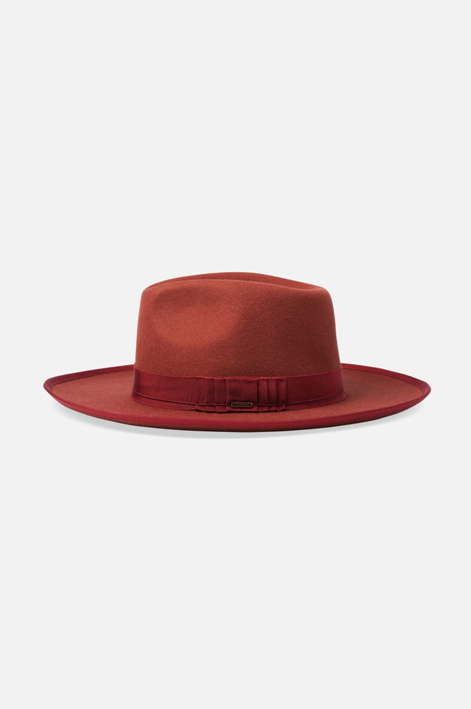 Brixton Reno Fedora - Burnt Henna