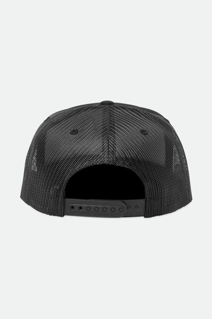 Brixton Peace Shield MP Trucker Hat - Black/Black