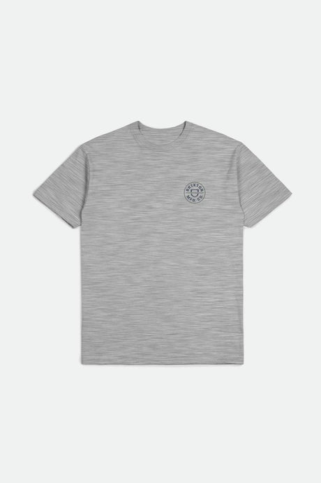 Crest II S/S Standard Tee - Heather Grey/Moonlit Ocean/Dark Forest