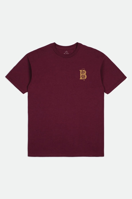 Crawler S/S Standard Tee - Burgundy