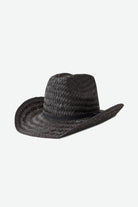 Brixton Unisex Houston Straw Cowboy Hat - Black | Main
