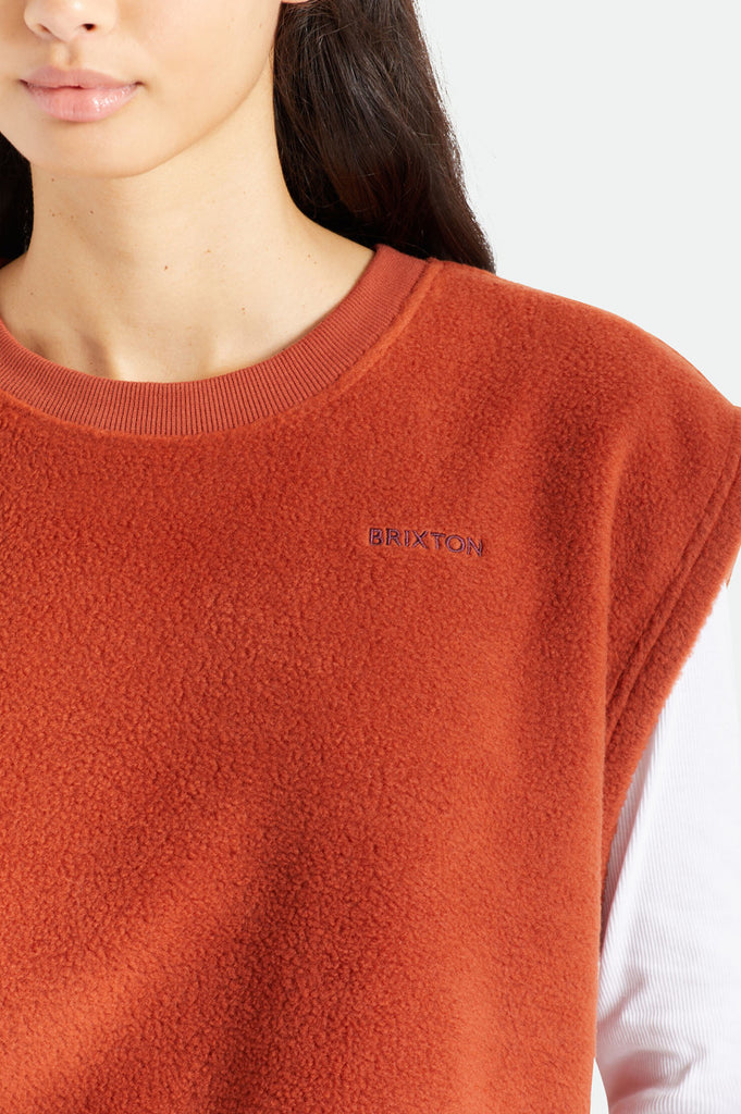 Brixton Weekender Blanket Muscle Crew - Burnt Henna