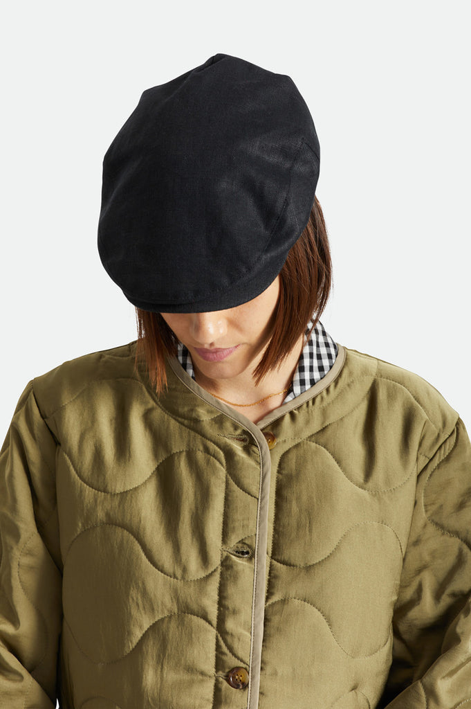 Brixton Hooligan Utility Snap Cap - Black Hemp