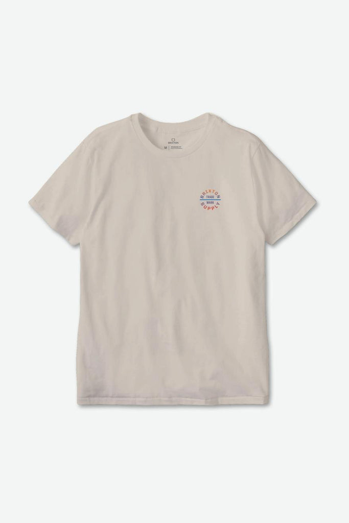 Brixton Oath V S/S Standard Tee - Cream/Aloha Gradient