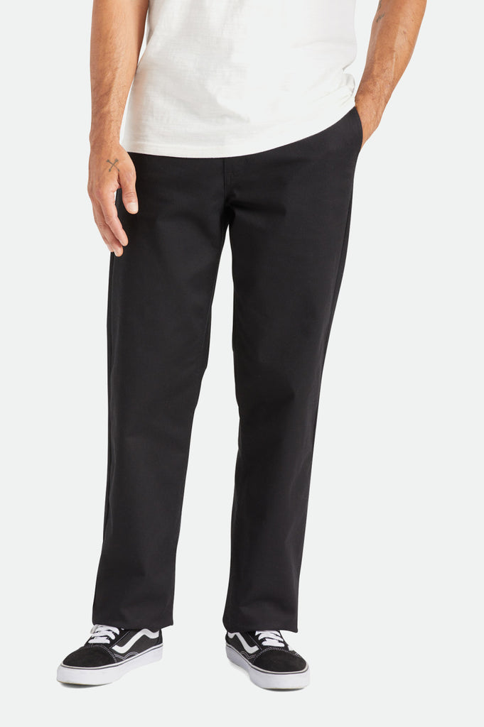 Men's Fit, Front View | Choice Chino Relaxed Pant - Black
